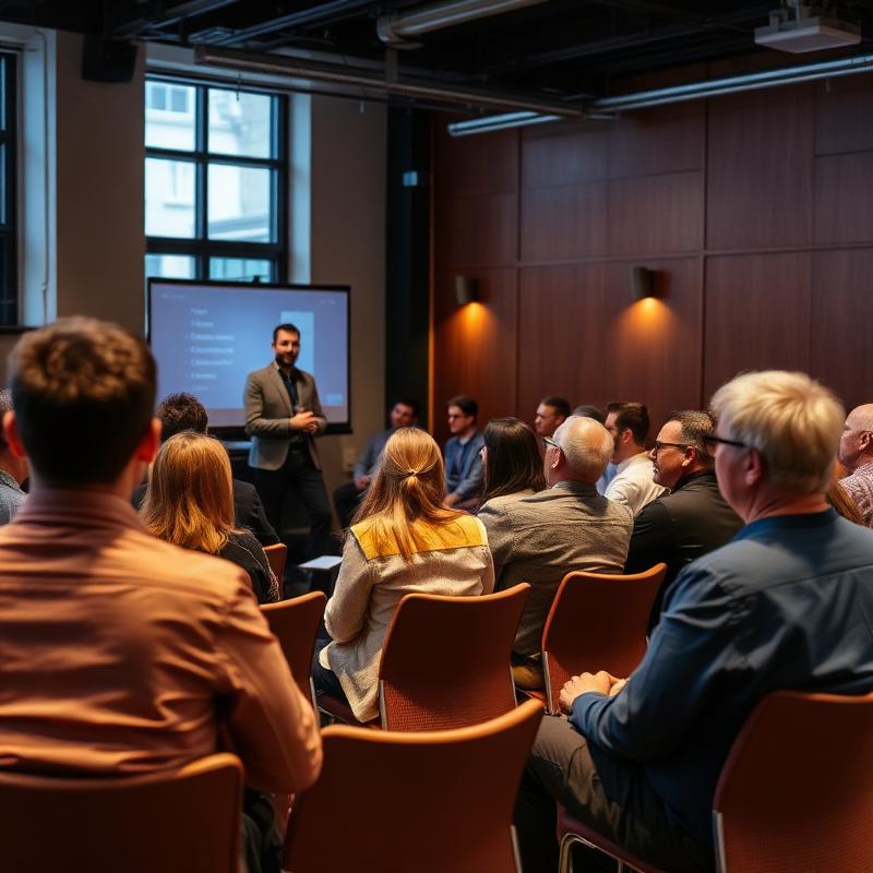 Masterclass with engaged audience